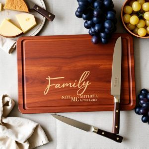 Personalized Walnut Cutting Board view 2